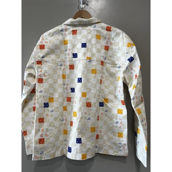 Vans Plaid check Mid-Weight Shirt Jacket Women's Barn retro skater Size L /XL - Picture 4 of 9